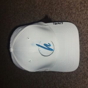 UNRL Mid-Pro Embroidered Snapback White Men's Golf Cap Hat OS